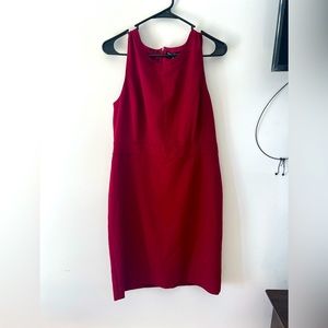 Maroon women’s work dress